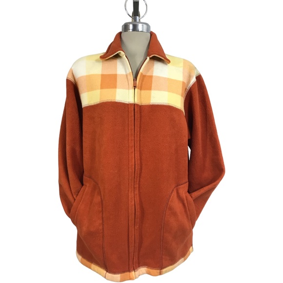 GRACELAND Orange and Yellow Weight Lite Jacket Size L - Picture 13 of 15